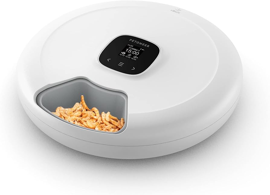 Nutrispin 6 meal pet feeder