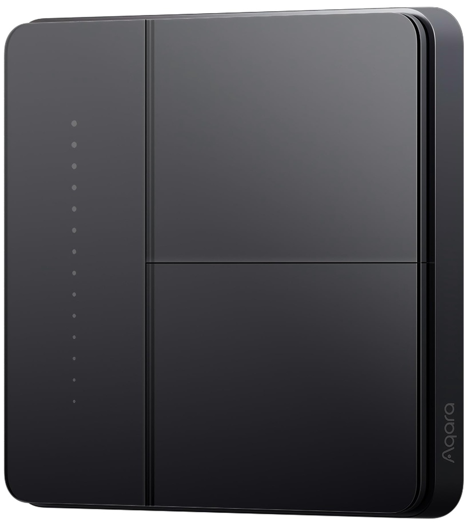 Aqara Smart Switch Z1 Pro (Double Rocker) (Black)